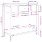 vidaXL Mesa consola madera de ingeniería marrón roble 75x34,5x75 cm vidaXL Mesa consola madera de ingeniería marrón roble 75x34,5x75 cm
