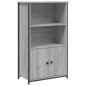 vidaXL Aparador alto madera de ingeniería gris Sonoma 62x32x103,5 cm vidaXL Aparador alto madera de ingeniería gris Sonoma 62x32x103,5 cm