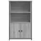vidaXL Aparador alto madera de ingeniería gris Sonoma 62x32x103,5 cm vidaXL Aparador alto madera de ingeniería gris Sonoma 62x32x103,5 cm