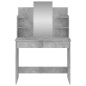 vidaXL Tocador con espejo color gris hormigón 96x39x142 cm vidaXL Tocador con espejo color gris hormigón 96x39x142 cm