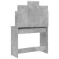 vidaXL Tocador con espejo color gris hormigón 96x39x142 cm vidaXL Tocador con espejo color gris hormigón 96x39x142 cm