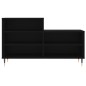vidaXL Mueble zapatero madera contrachapada negro 102x36x60 cm vidaXL Mueble zapatero madera contrachapada negro 102x36x60 cm