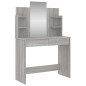vidaXL Tocador con espejo color gris Sonoma 96x39x142 cm vidaXL Tocador con espejo color gris Sonoma 96x39x142 cm