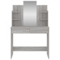 vidaXL Tocador con espejo color gris Sonoma 96x39x142 cm vidaXL Tocador con espejo color gris Sonoma 96x39x142 cm