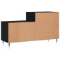 vidaXL Mueble zapatero madera contrachapada negro 102x36x60 cm vidaXL Mueble zapatero madera contrachapada negro 102x36x60 cm