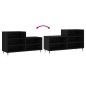 vidaXL Mueble zapatero madera contrachapada negro 102x36x60 cm vidaXL Mueble zapatero madera contrachapada negro 102x36x60 cm