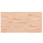 vidaXL Tablero rectangular de madera maciza de haya 100x50x2,5 cm
