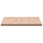 vidaXL Tablero rectangular de madera maciza de haya 100x50x2,5 cm