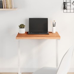 vidaXL Tablero rectangular de madera maciza de haya 60x40x2,5 cm