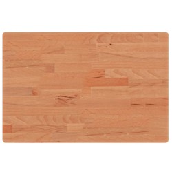 vidaXL Tablero rectangular de madera maciza de haya 60x40x2,5 cm