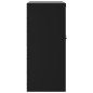 vidaXL Armario archivador de acero negro 79x40x90 cm