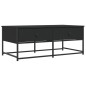 vidaXL Mesa de centro madera de ingeniería negro 100x51x40 cm vidaXL Mesa de centro madera de ingeniería negro 100x51x40 cm