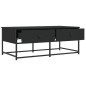 vidaXL Mesa de centro madera de ingeniería negro 100x51x40 cm vidaXL Mesa de centro madera de ingeniería negro 100x51x40 cm