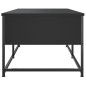 vidaXL Mesa de centro madera de ingeniería negro 100x51x40 cm vidaXL Mesa de centro madera de ingeniería negro 100x51x40 cm