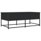 vidaXL Mesa de centro madera de ingeniería negro 100x51x40 cm vidaXL Mesa de centro madera de ingeniería negro 100x51x40 cm