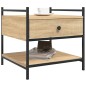 vidaXL Mesa de centro madera de ingeniería roble Sonoma 50x50x50 cm vidaXL Mesa de centro madera de ingeniería roble Sonoma 50x50x50 cm