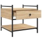 vidaXL Mesa de centro madera de ingeniería roble Sonoma 50x50x50 cm vidaXL Mesa de centro madera de ingeniería roble Sonoma 50x50x50 cm