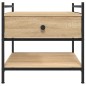 vidaXL Mesa de centro madera de ingeniería roble Sonoma 50x50x50 cm vidaXL Mesa de centro madera de ingeniería roble Sonoma 50x50x50 cm