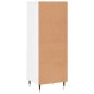 vidaXL Aparador alto madera contrachapada blanco brillo 40x36x110 cm vidaXL Aparador alto madera contrachapada blanco brillo 40x36x110 cm