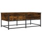 vidaXL Mesa de centro madera de ingeniería roble ahumado 100x51x40 cm vidaXL Mesa de centro madera de ingeniería roble ahumado 100x51x40 cm