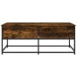 vidaXL Mesa de centro madera de ingeniería roble ahumado 100x51x40 cm vidaXL Mesa de centro madera de ingeniería roble ahumado 100x51x40 cm