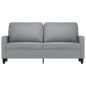 vidaXL Sofá de 2 plazas de tela gris claro 140 cm vidaXL Sofá de 2 plazas de tela gris claro 140 cm