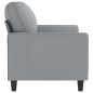 vidaXL Sofá de 2 plazas de tela gris claro 140 cm vidaXL Sofá de 2 plazas de tela gris claro 140 cm