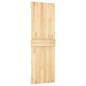 vidaXL Puerta corredera con herrajes madera maciza de pino 70x210 cm vidaXL Puerta corredera con herrajes madera maciza de pino 70x210 cm