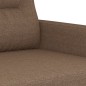 vidaXL Sofá de 2 plazas de tela marrón 140 cm vidaXL Sofá de 2 plazas de tela marrón 140 cm