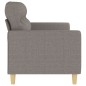 vidaXL Sofá de 3 plazas de tela gris taupe 180 cm vidaXL Sofá de 3 plazas de tela gris taupe 180 cm