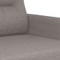 vidaXL Sofá de 3 plazas de tela gris taupe 180 cm vidaXL Sofá de 3 plazas de tela gris taupe 180 cm