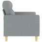 vidaXL Sofá de 2 plazas de tela gris claro 120 cm vidaXL Sofá de 2 plazas de tela gris claro 120 cm