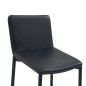 vidaXL Taburetes de cocina 2 unidades cuero sintético negro vidaXL Taburetes de cocina 2 unidades cuero sintético negro