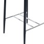 vidaXL Taburetes de cocina 2 unidades cuero sintético negro vidaXL Taburetes de cocina 2 unidades cuero sintético negro