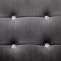vidaXL Sofá 2 plazas con reposabrazos cromado y terciopelo gris oscuro vidaXL Sofá 2 plazas con reposabrazos cromado y terciopelo gris oscuro