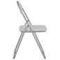 vidaXL Sillas de comedor plegables 2 unidades cuero sintético blanco vidaXL Sillas de comedor plegables 2 unidades cuero sintético blanco