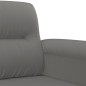 vidaXL Juego de sofás con cojines 2 piezas tela microfibra gris oscuro vidaXL Juego de sofás con cojines 2 piezas tela microfibra gris oscuro