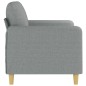 vidaXL Sofá de 2 plazas de tela gris claro 120 cm vidaXL Sofá de 2 plazas de tela gris claro 120 cm