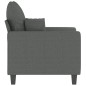 vidaXL Sillón de tela gris oscuro 60 cm vidaXL Sillón de tela gris oscuro 60 cm