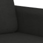vidaXL Sillón de tela negro 60 cm vidaXL Sillón de tela negro 60 cm