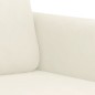 vidaXL Juego de sofás 2 piezas terciopelo crema vidaXL Juego de sofás 2 piezas terciopelo crema