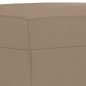 vidaXL Juego de sofás con cojines 3 piezas cuero sintético capuchino vidaXL Juego de sofás con cojines 3 piezas cuero sintético capuchino