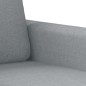 vidaXL Juego de sofás con cojines 2 piezas tela gris claro vidaXL Juego de sofás con cojines 2 piezas tela gris claro