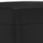vidaXL Juego de sofás con cojines 3 piezas cuero sintético negro vidaXL Juego de sofás con cojines 3 piezas cuero sintético negro