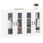 vidaXL Armarios de pared 2 uds madera de ingeniería blanco vidaXL Armarios de pared 2 uds madera de ingeniería blanco
