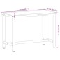 vidaXL Banco de trabajo madera maciza de haya y metal 115x55x81,5 cm vidaXL Banco de trabajo madera maciza de haya y metal 115x55x81,5 cm