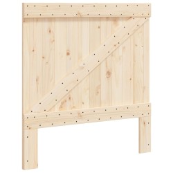 vidaXL Cabecero de madera maciza de pino 100x104 cm