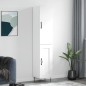 vidaXL Aparador alto madera contrachapada blanco 34,5x34x180 cm