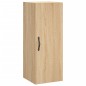 vidaXL Aparador de madera contrachapada roble Sonoma 34,5x34x180 cm vidaXL Aparador de madera contrachapada roble Sonoma 34,5x34x180 cm