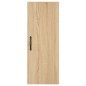 vidaXL Aparador de madera contrachapada roble Sonoma 34,5x34x180 cm vidaXL Aparador de madera contrachapada roble Sonoma 34,5x34x180 cm